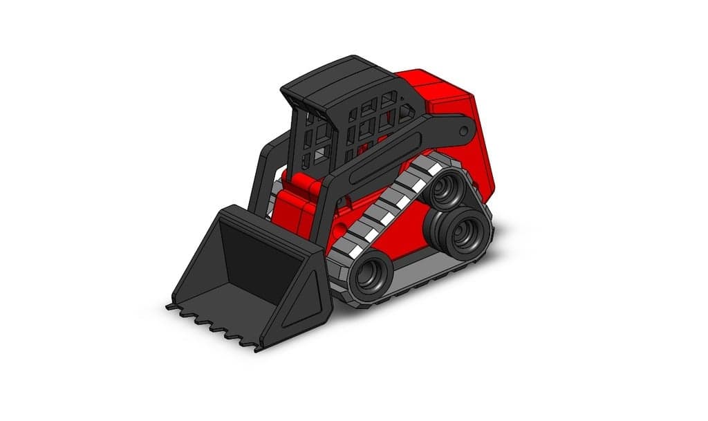 Мини-гусеничный погрузчик RC