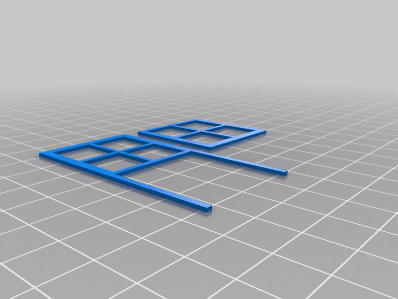 Окно и дверь в масштабе 1:24.