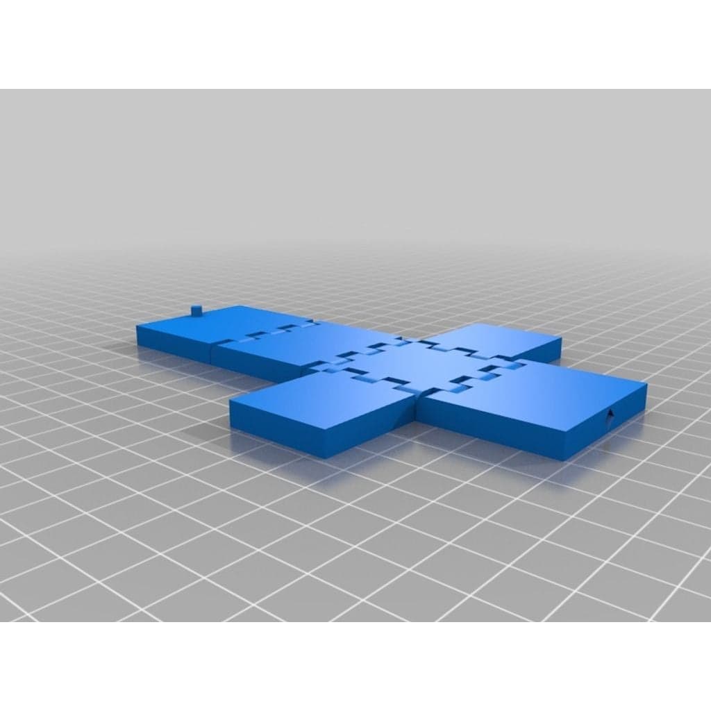 HingeBox можно распечатать как собранный блок без опор