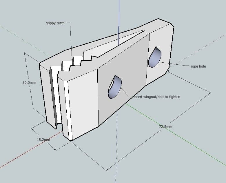 Зажим для брезента 2