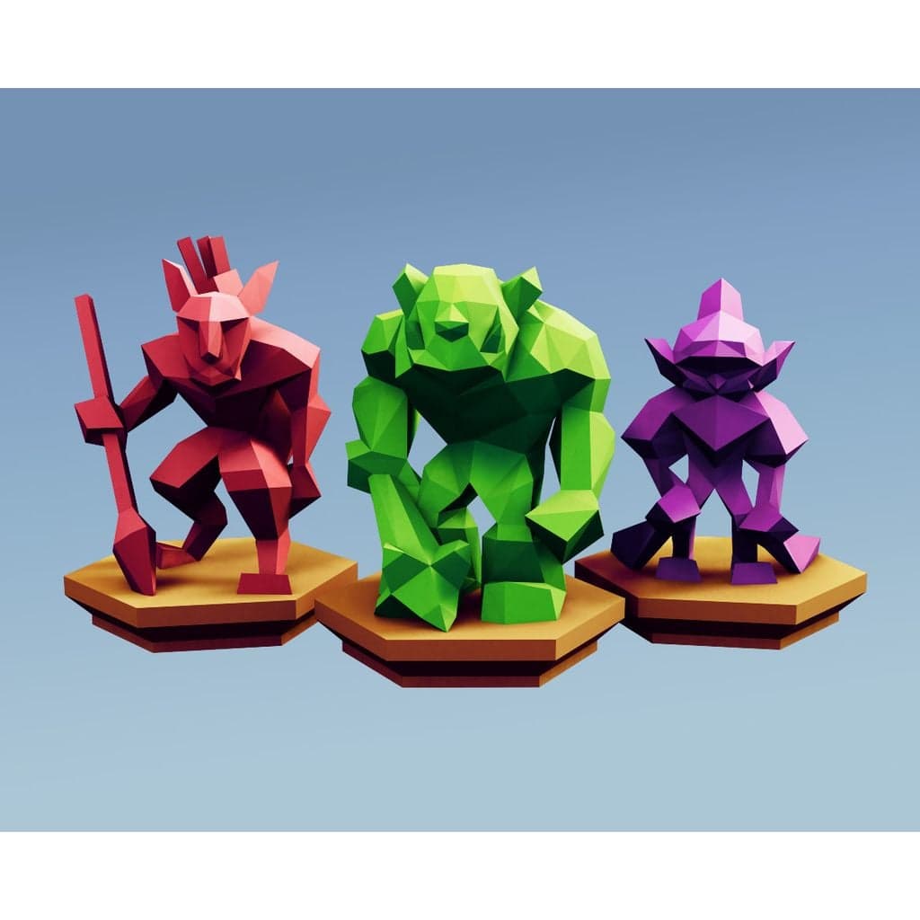 Настольный низкополигональный фэнтези — базовые единицы Орды