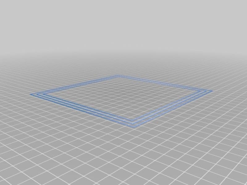 Тестовый объект для калибровки выравнивания кровати