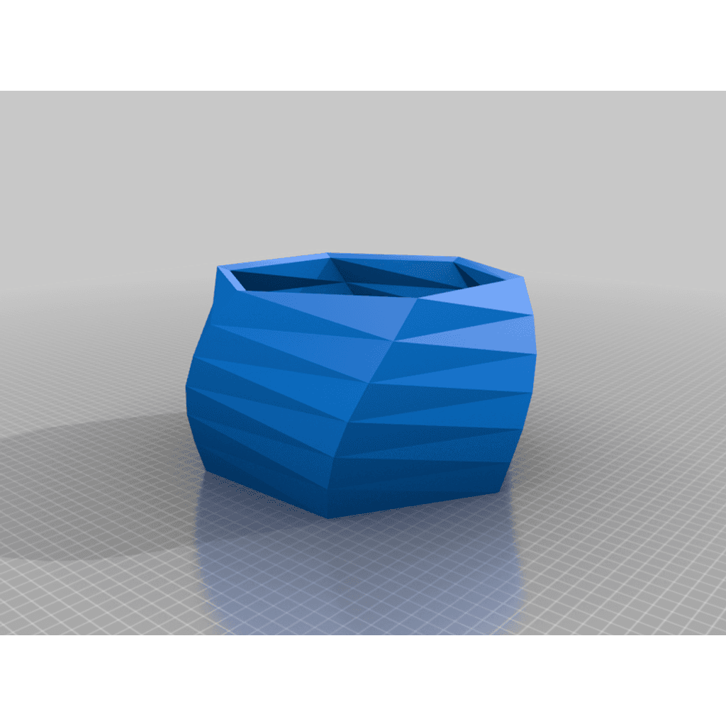 Параметрический горшок для растений, модель 2