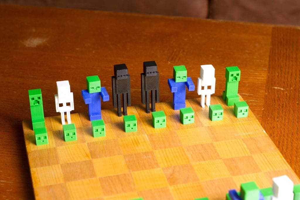 Набор шахмат Майнкрафт