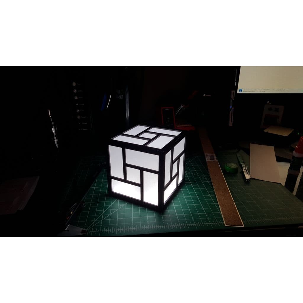 Световой короб в японском стиле.