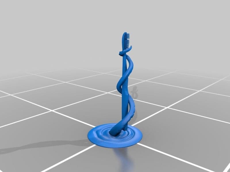 Держатель для зубных щеток в форме осьминога