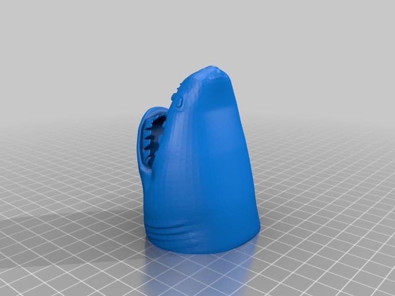 Акула! Настольный держатель кабеля