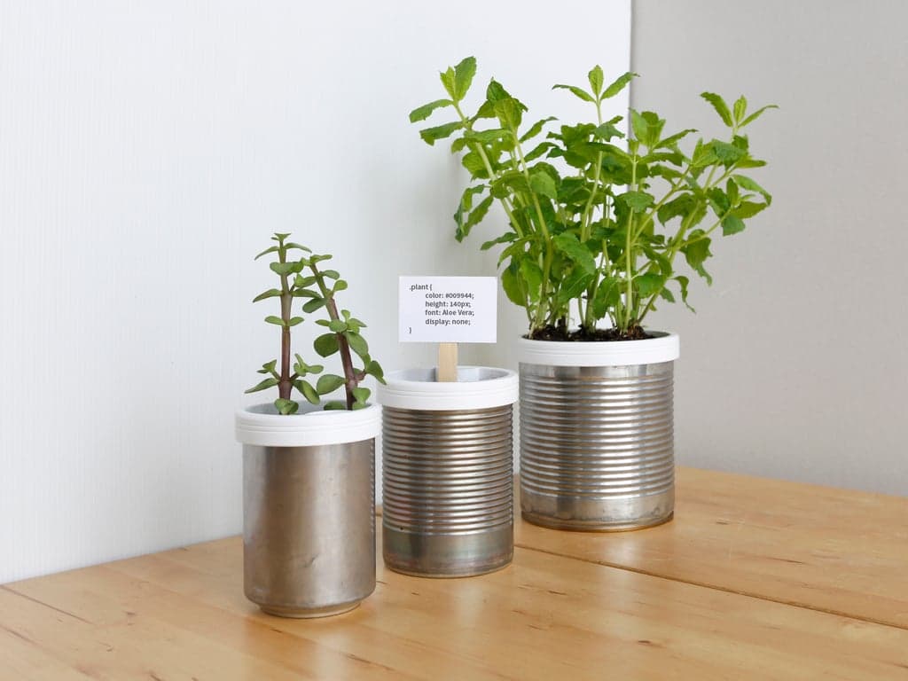 Вазон Campbell — полностью напечатанный на 3D-принтере самополивающийся кашпо