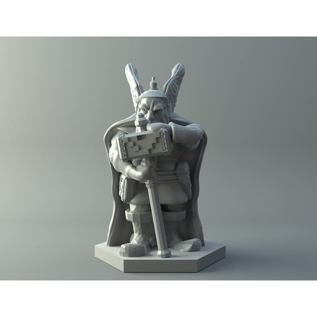 Гномий воин - миниатюра D&D