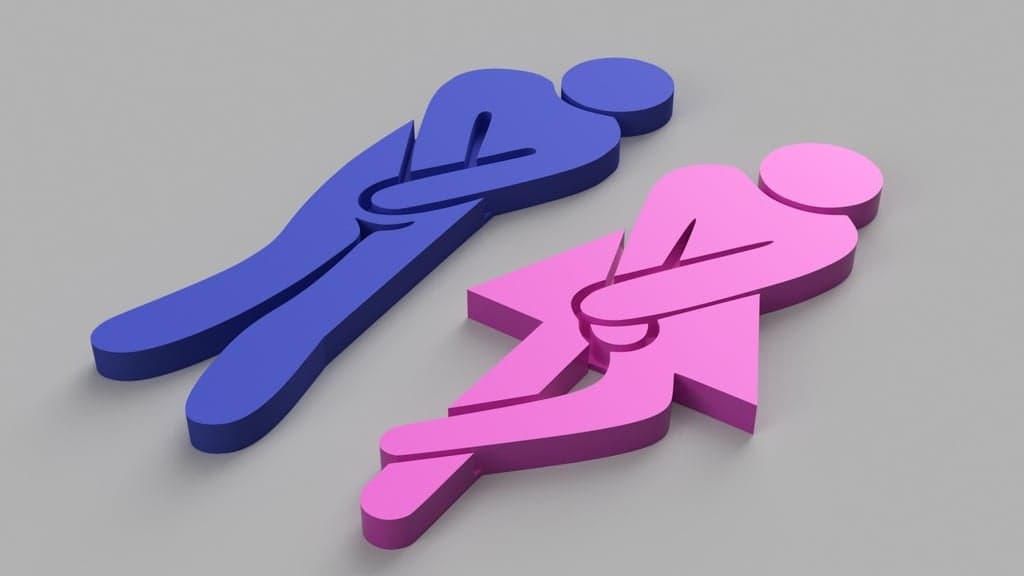 Юмористический туалетный знак