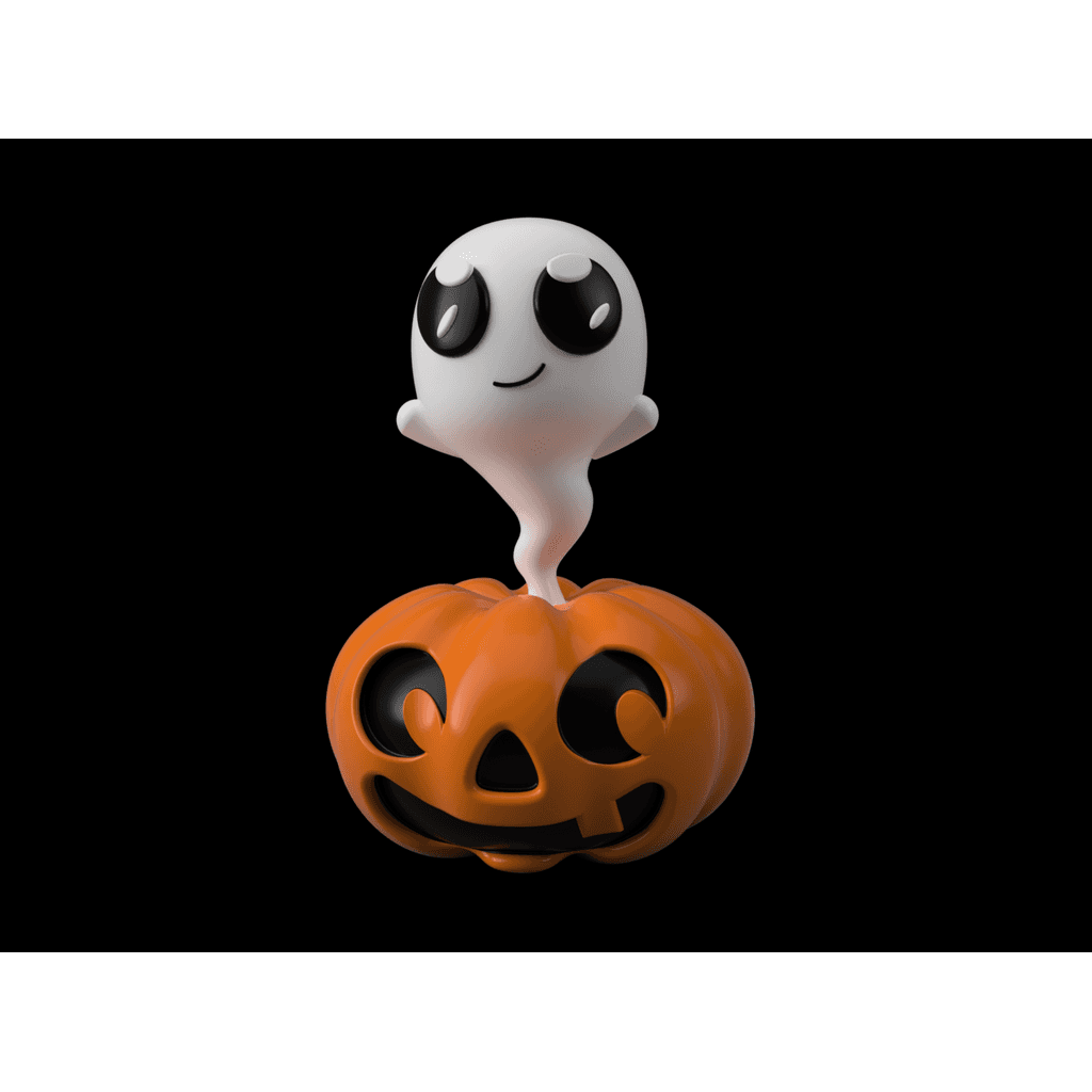 Фигурка тыквенного призрака