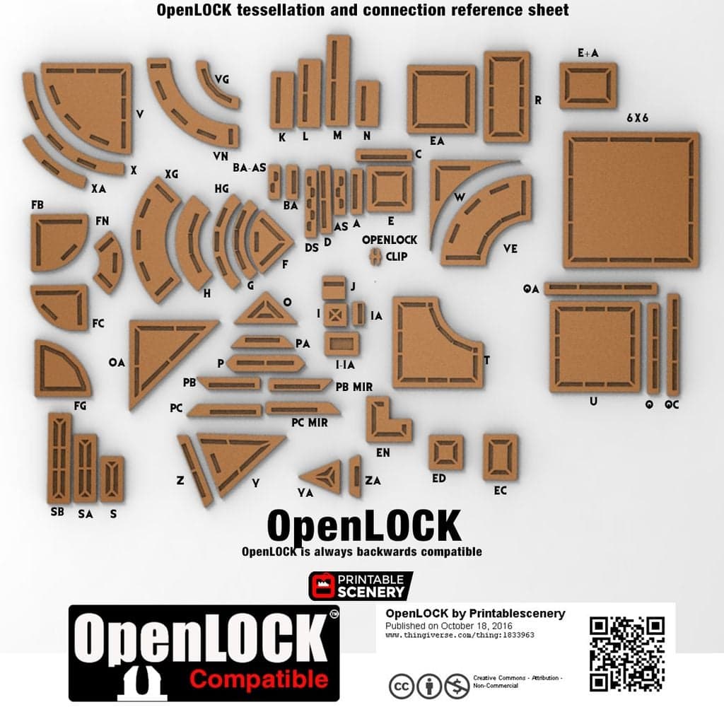 Шаблоны тесселяции OpenLOCK