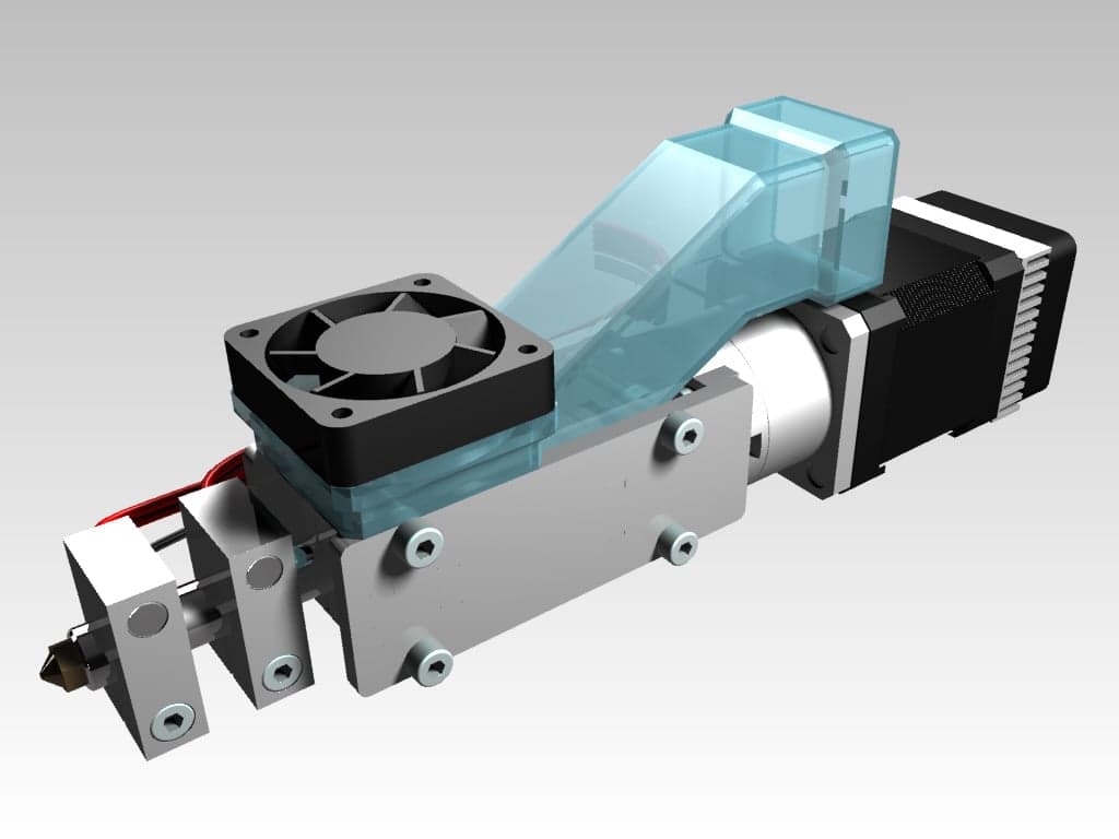 Универсальный экструдер для гранул UPE3D v2.0