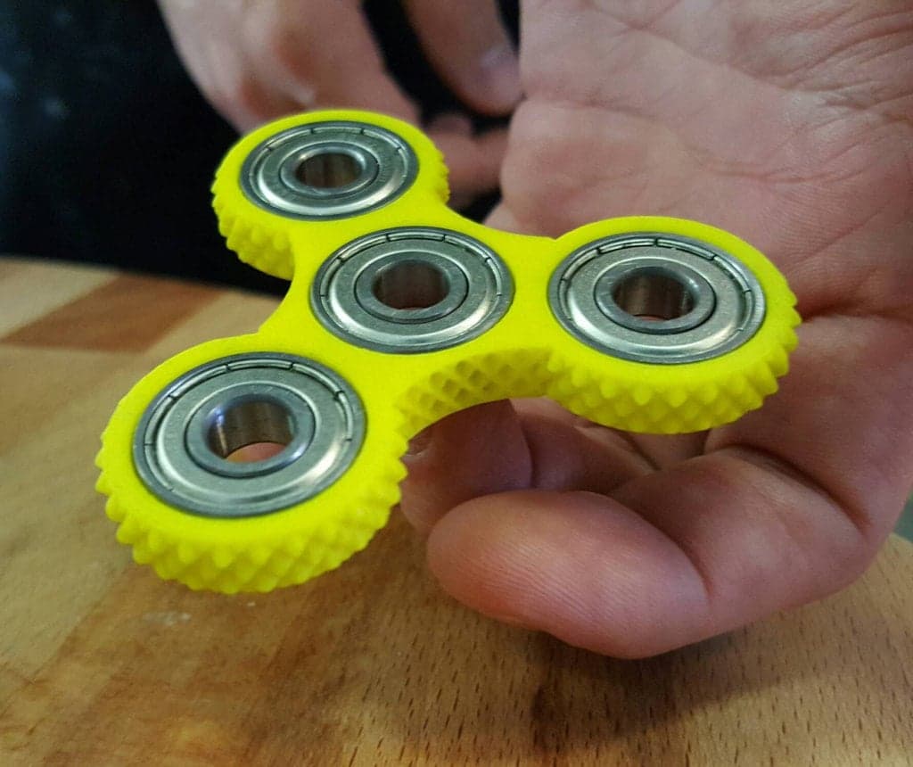 Виджет Edc Tri-Spinner с накаткой / Spinner с тройным подшипником