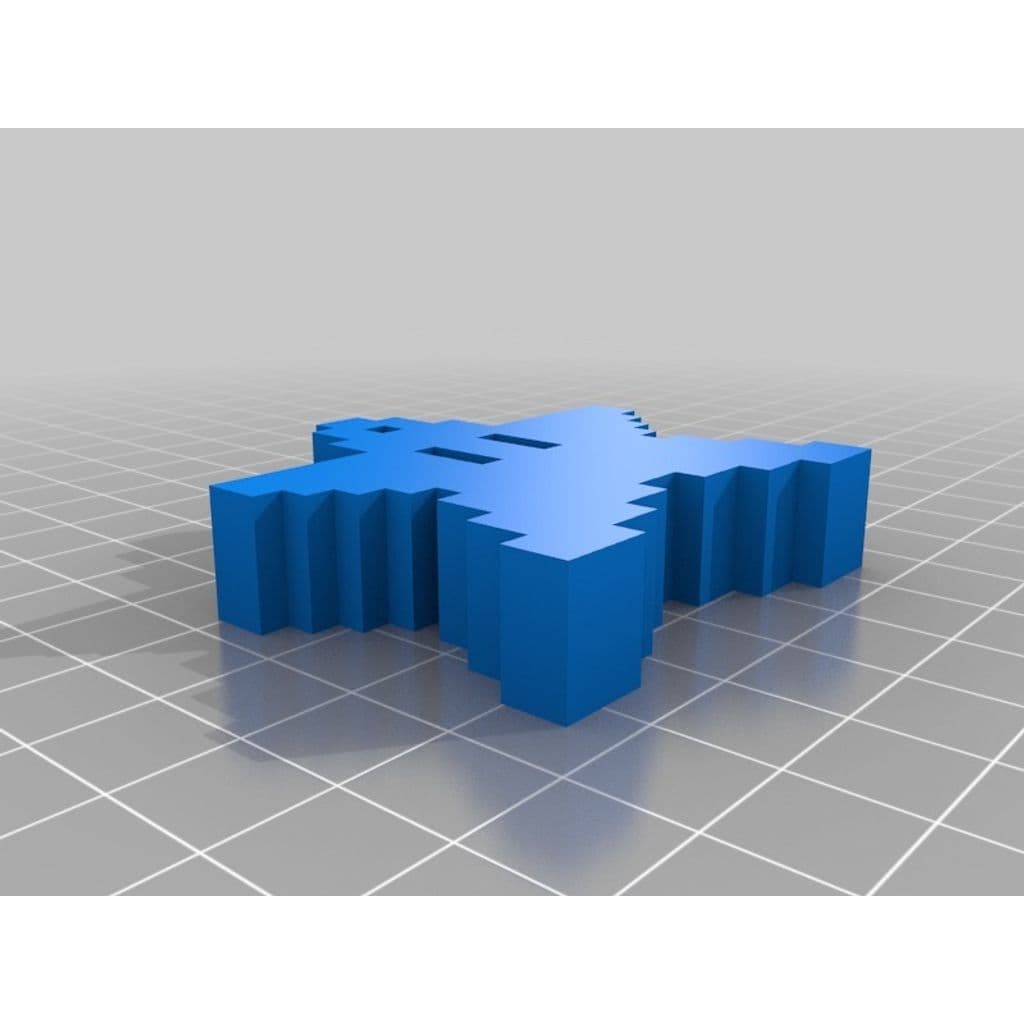 Пиксельная рождественская звезда и луна