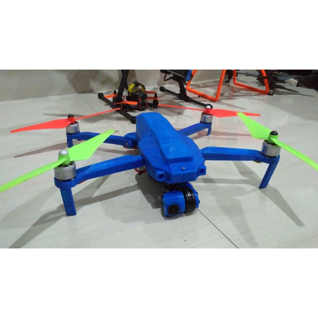 Складная рама дрона(Более широкий корпус, больший дорожный просвет, нижняя панель доступа)Ремикс