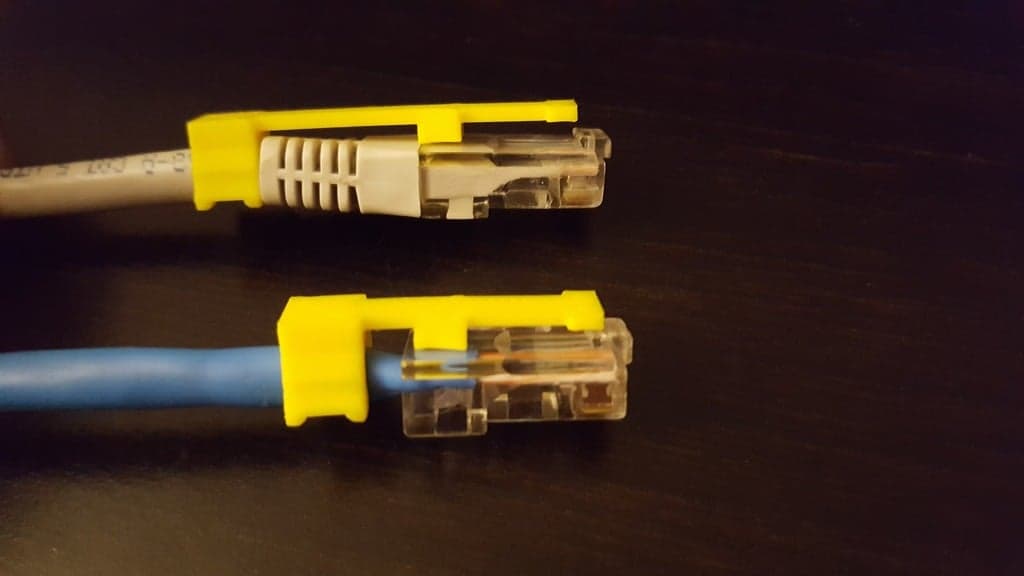 Ремонт зажима кабеля Ethernet RJ45