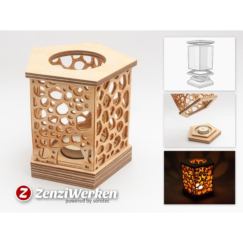 5-сторонний гриль-фонарь с ЧПУ/лазером