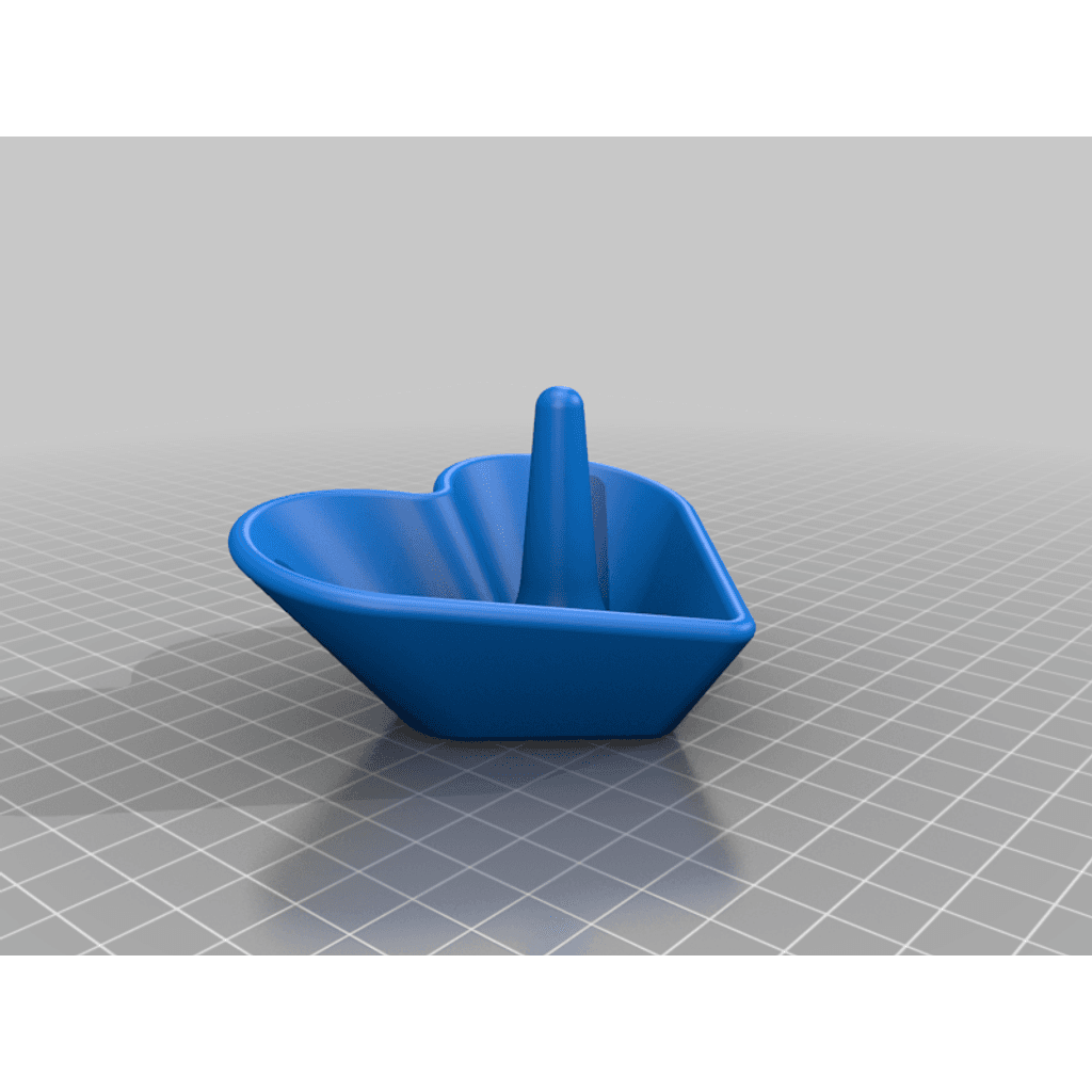 Чаша для драгоценностей / держатель для колец в форме сердца