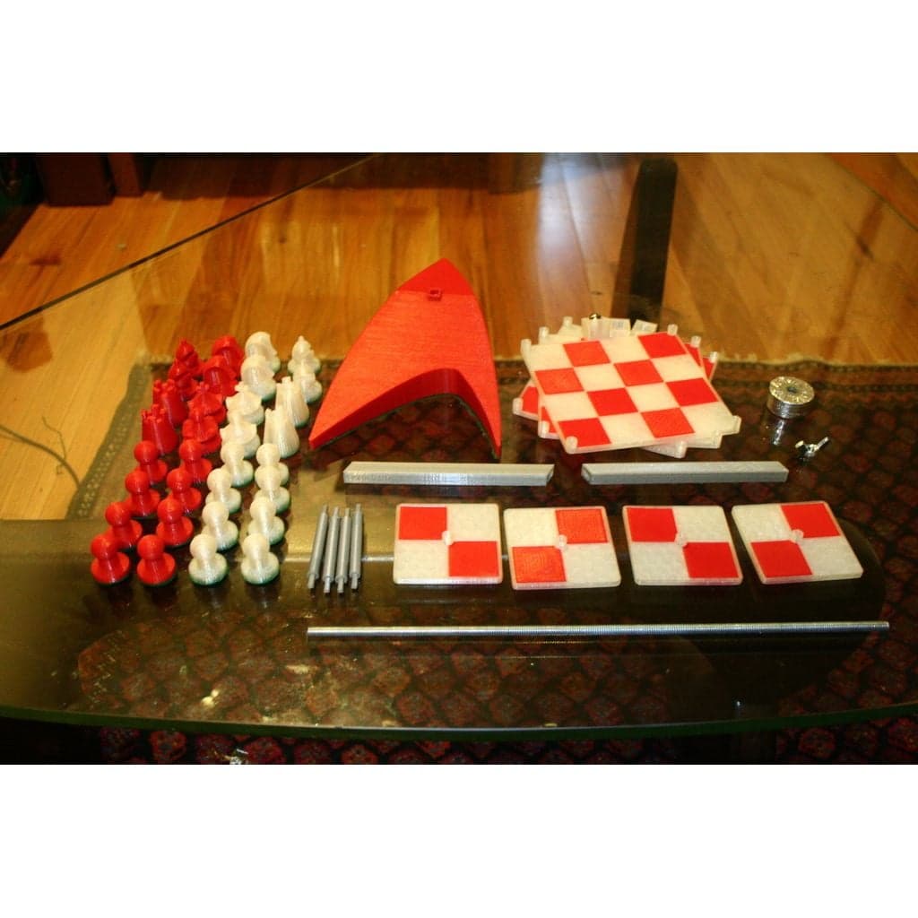 Портативные 3D-шахматы Star Trek с низкопрофильными фигурами