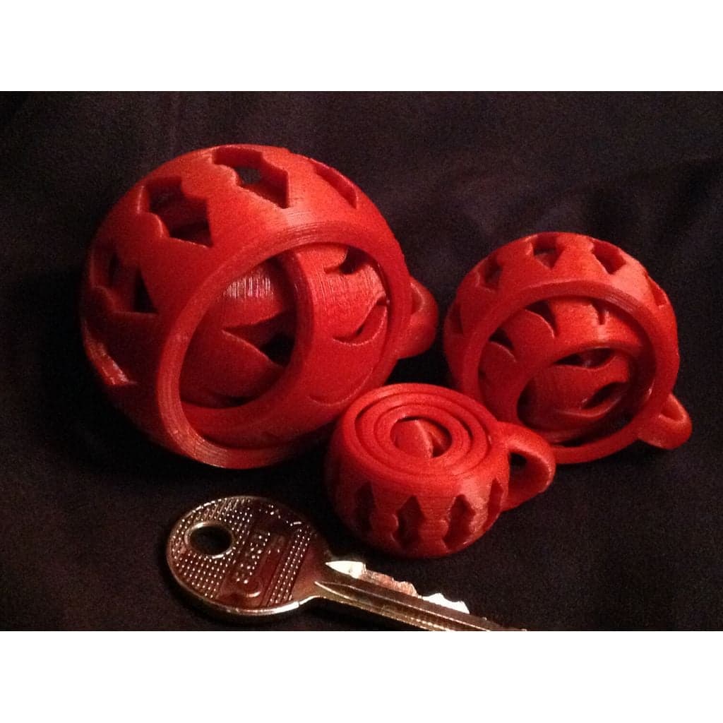 Гироскопический набор "ажурных" брелоков