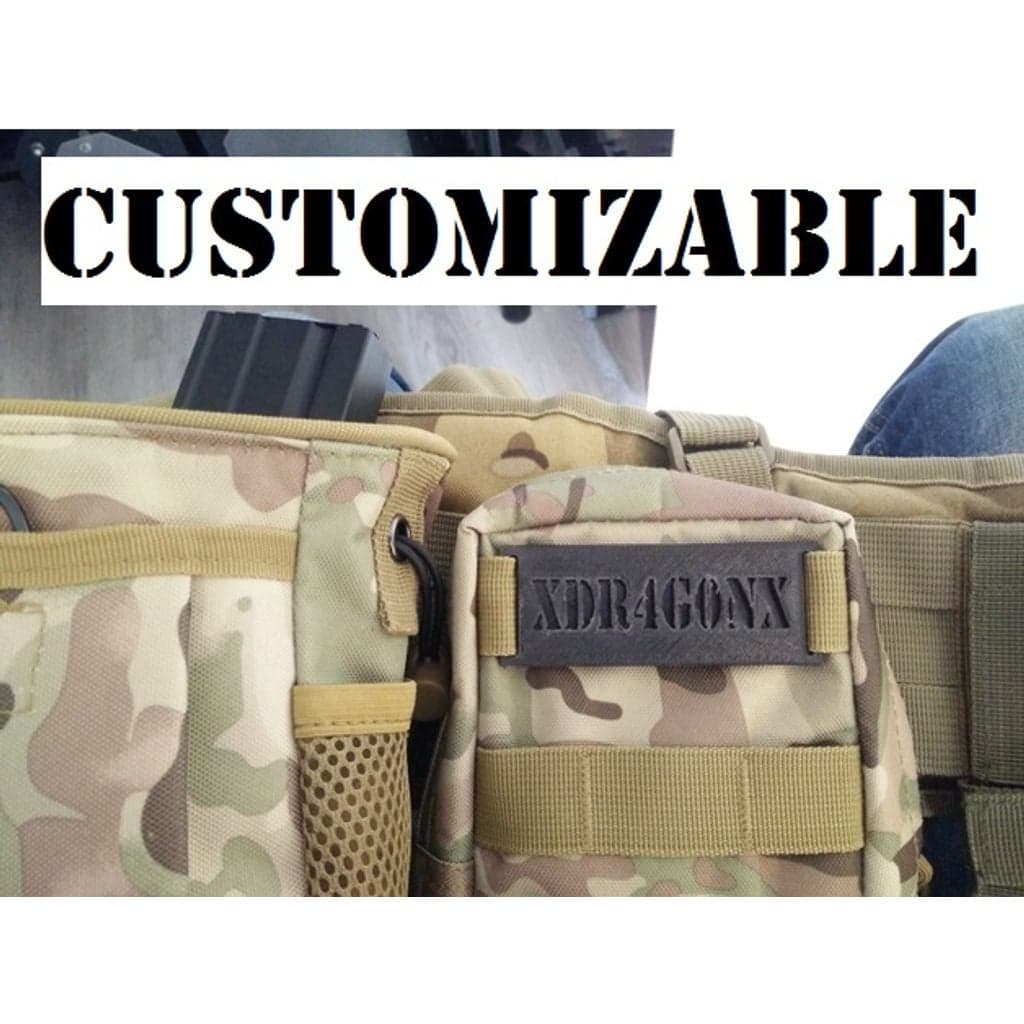 Бирка с именем Molle — настраиваемая