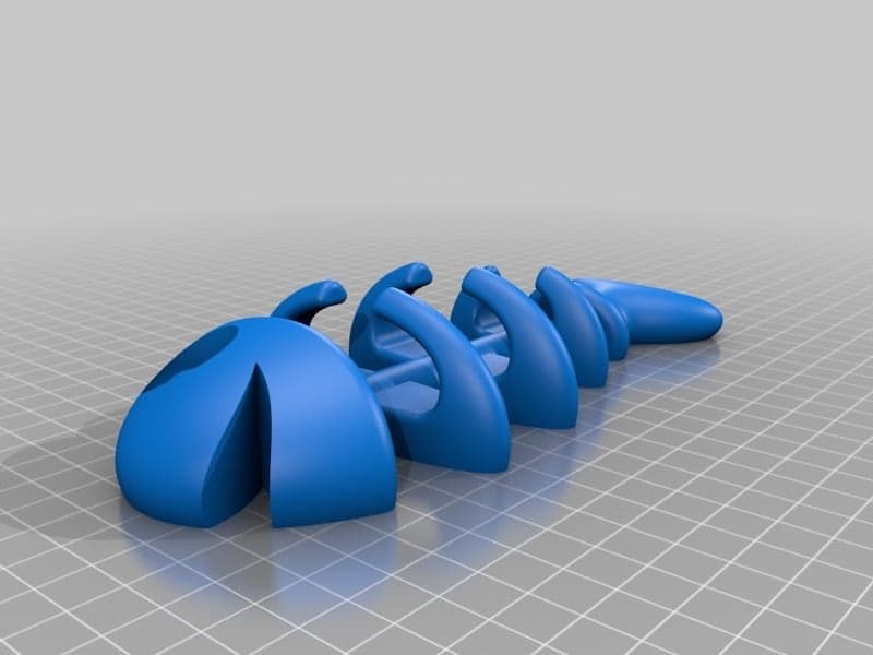 Настенная вешалка из рыбьей кости