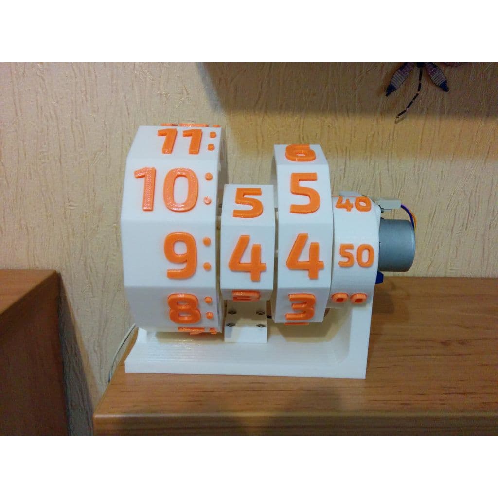 3D-печатные часы с нумехроном