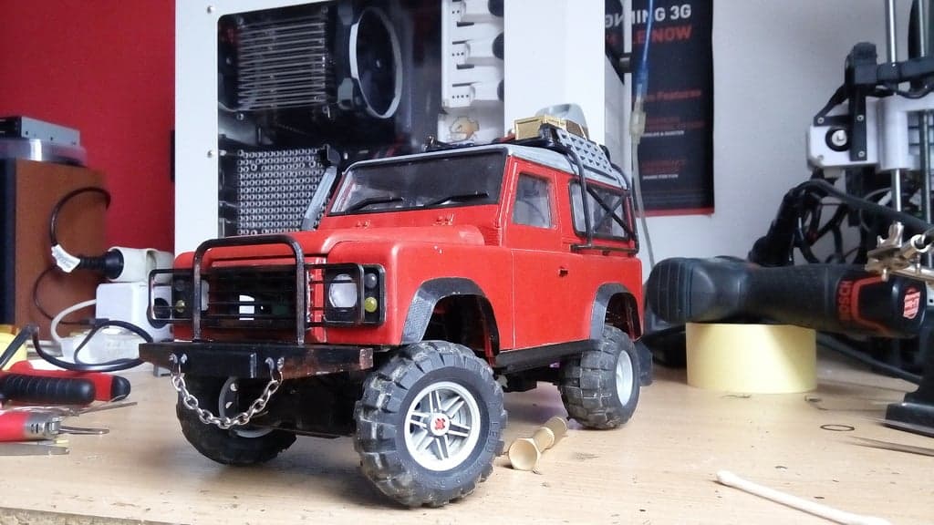 Кузов Land Rover Defender/Gelande/D90, полностью распечатанный на 3D-принтере