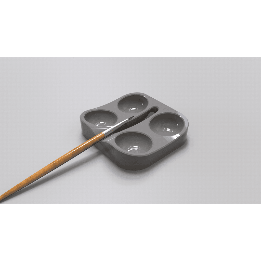 Эргономичный лоток для краски и держатель для кистей №2