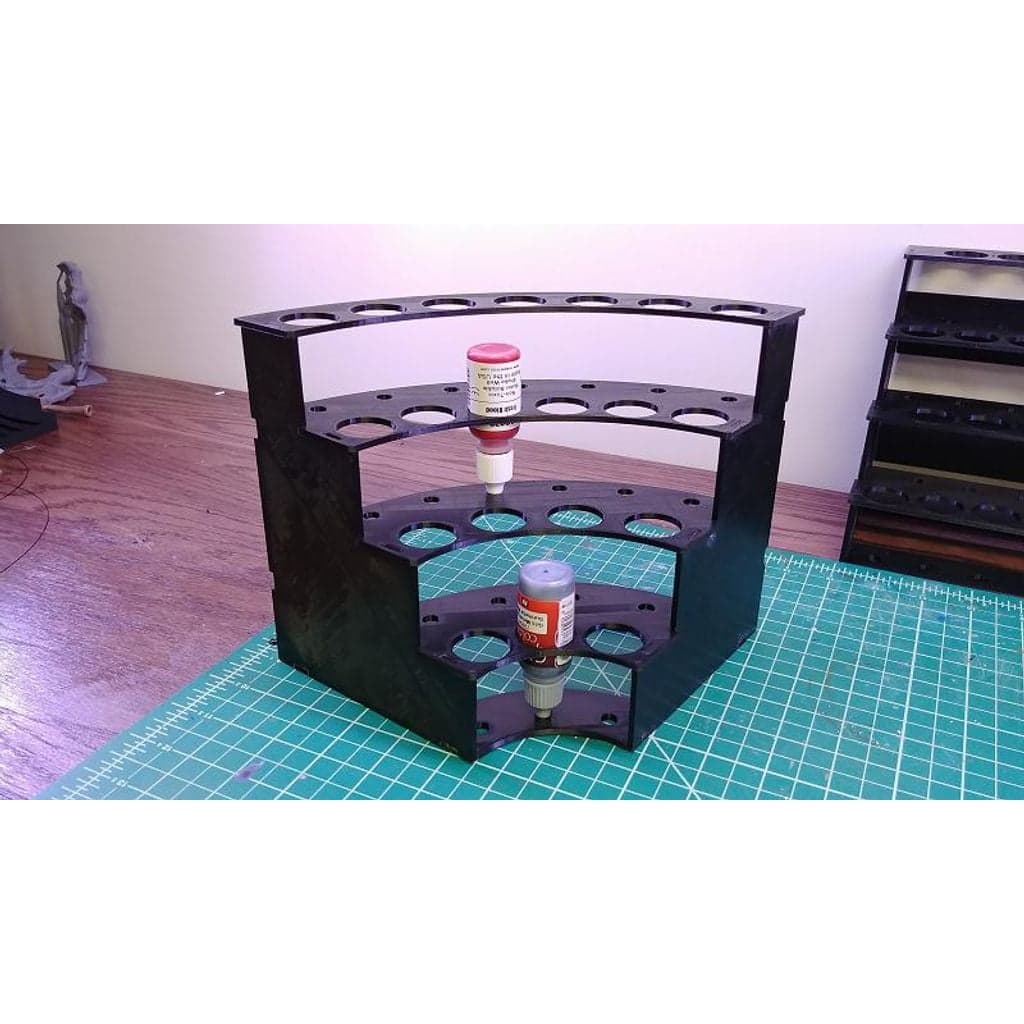 Модульная подставка для красок для хобби - внутренний угол