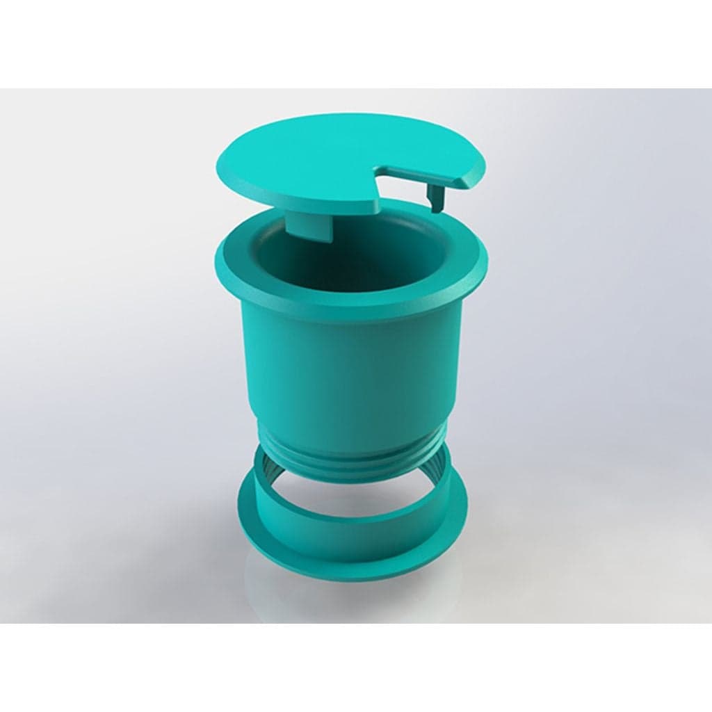 Кабельная направляющая/отверстие для стола Ikea Lack (с крышкой)