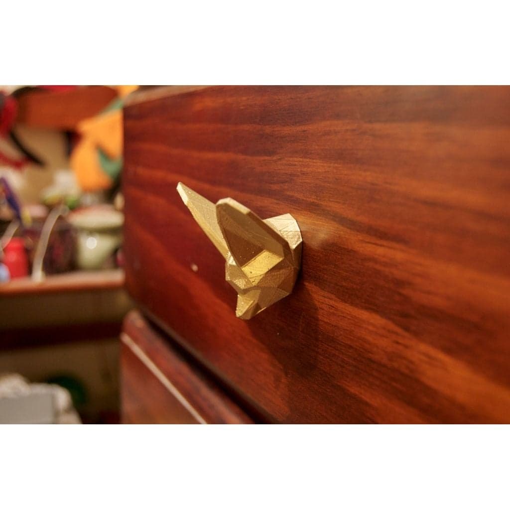 Ручка ящика/шкафа с головой лисы Феннек