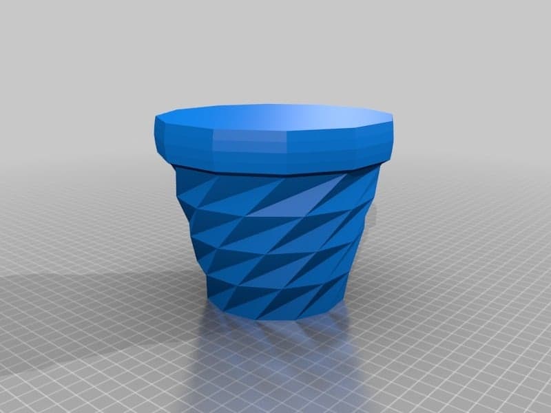 Треугольный цветочный горшок