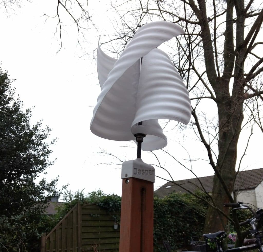 Вертикальная спираль ветряной мельницы