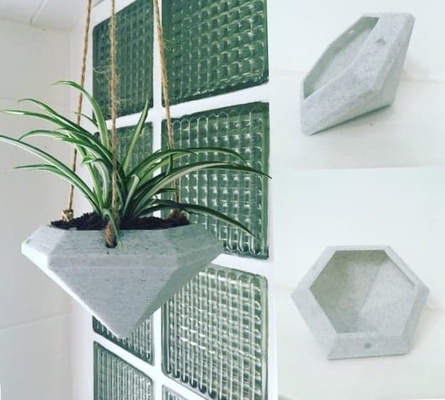 Подвесной горшок с бриллиантами