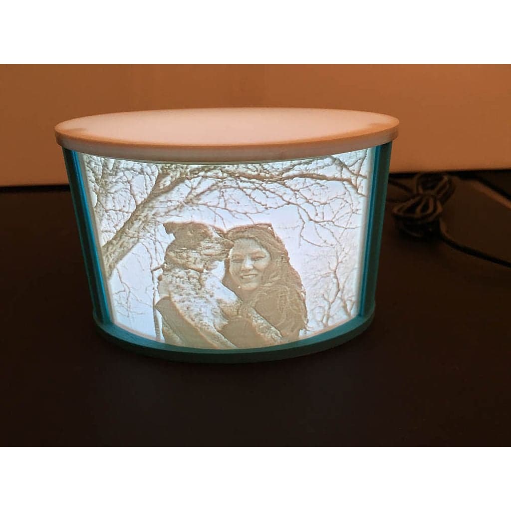 Литофановая рама изогнутая