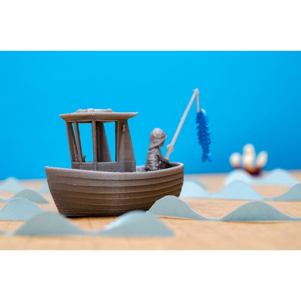 Маленькая рыбацкая лодка Лео (визуальная скамейка)