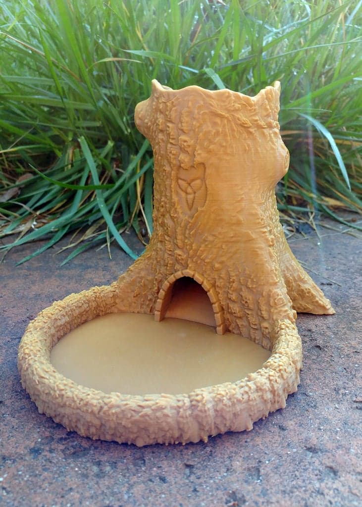 Башня кубиков друидов с подносом