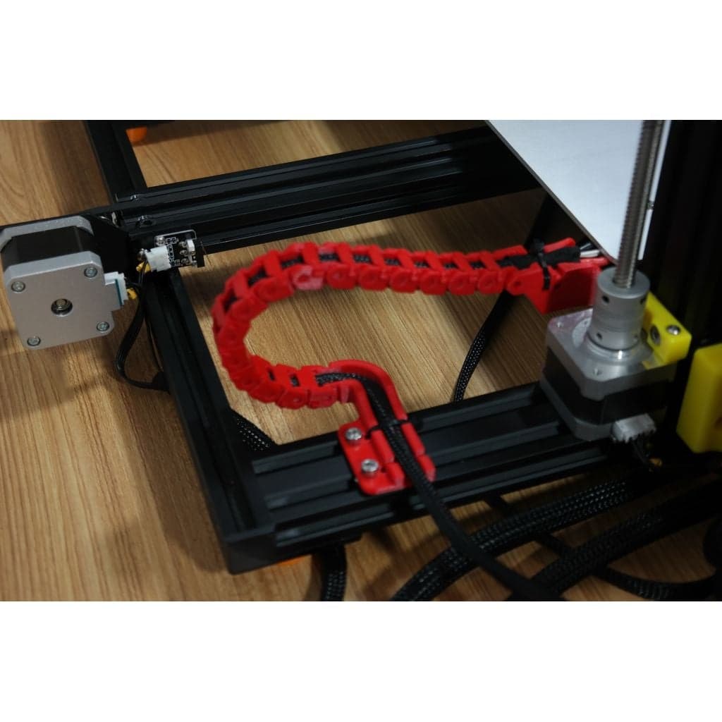Creality CR-10S Кабельная буксирная цепь по оси Y и компенсатор натяжения
