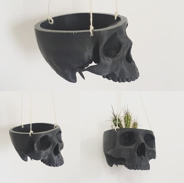 Ремикс Skull Bowl в подвесной горшок / горшок с черепом