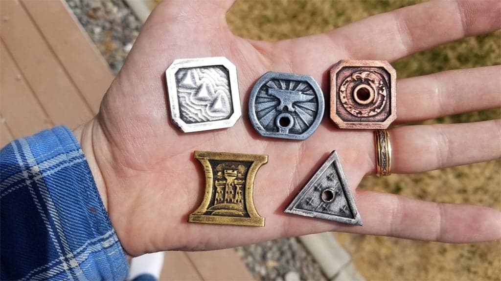 Монеты D&D — Dungeons & Dragons — 5E двусторонние