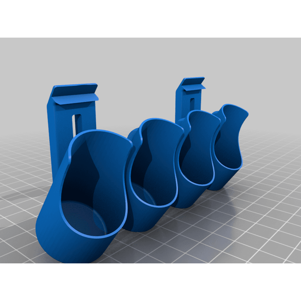 Перфорированная доска Ikea Skadis - Держатель для бутылок с краской