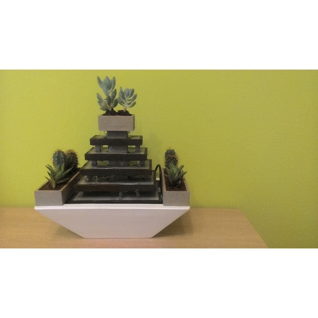 Дзен-сад с фонтанами