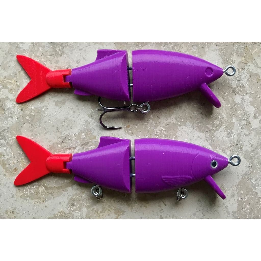 Рыболовная приманка для плавания, 12,5 см (легко распечатать и собрать)