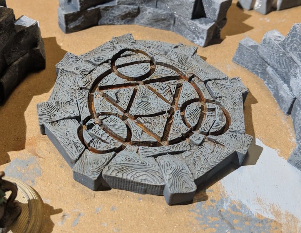 Ландшафт фэнтези-варгейма — телепорт/круги призыва