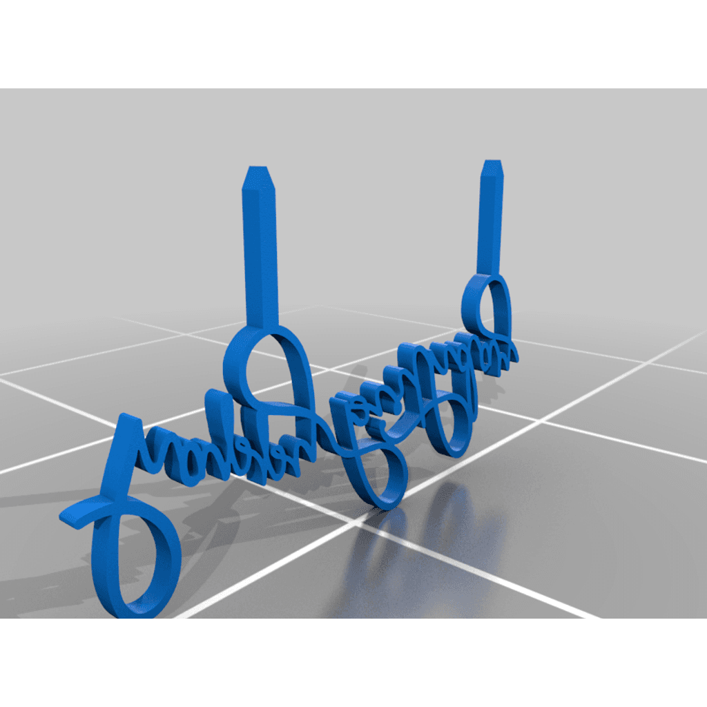 Топпер для торта «С Днем Рождения»