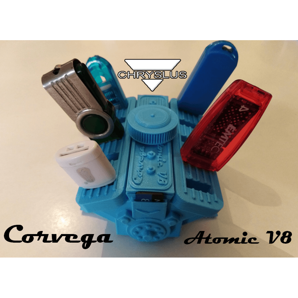 Usb-держатель — в стиле двигателя Corvega Atomic V8