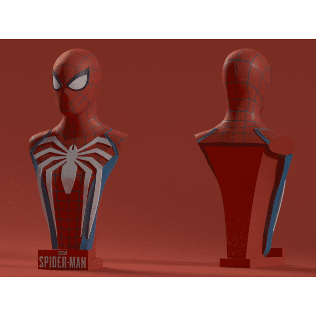 Бюст Человека-паука для PS4 — расширенный костюм