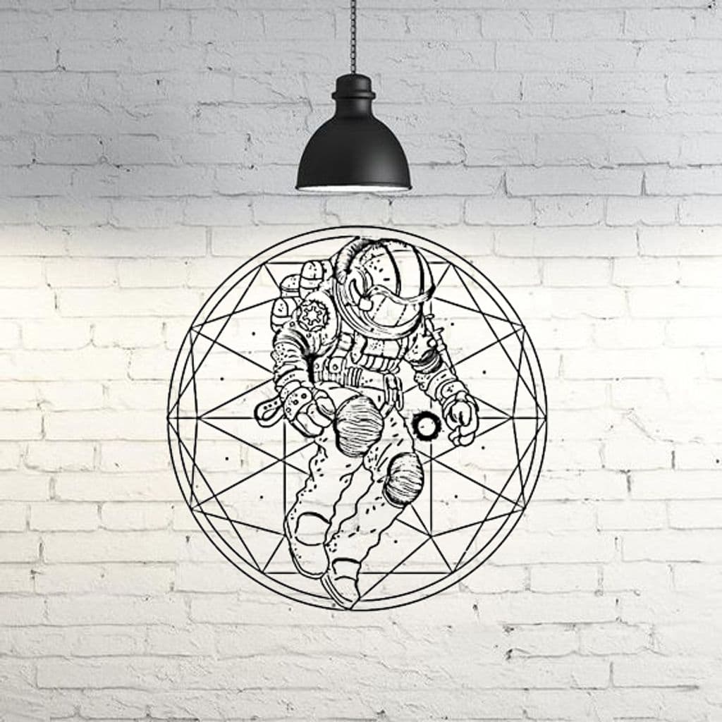 Настенная Скульптура Астронавт 2D